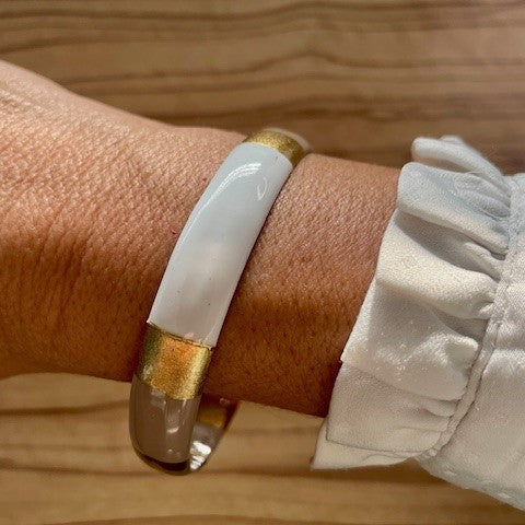 Jonc tricolore en corne 1cm