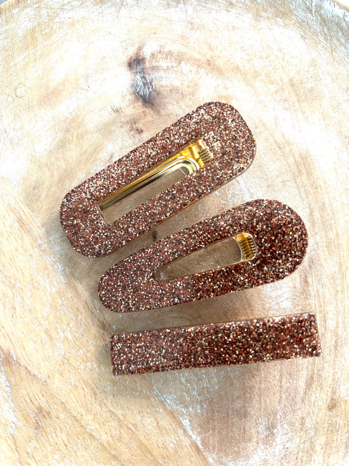 Barrette pailletée