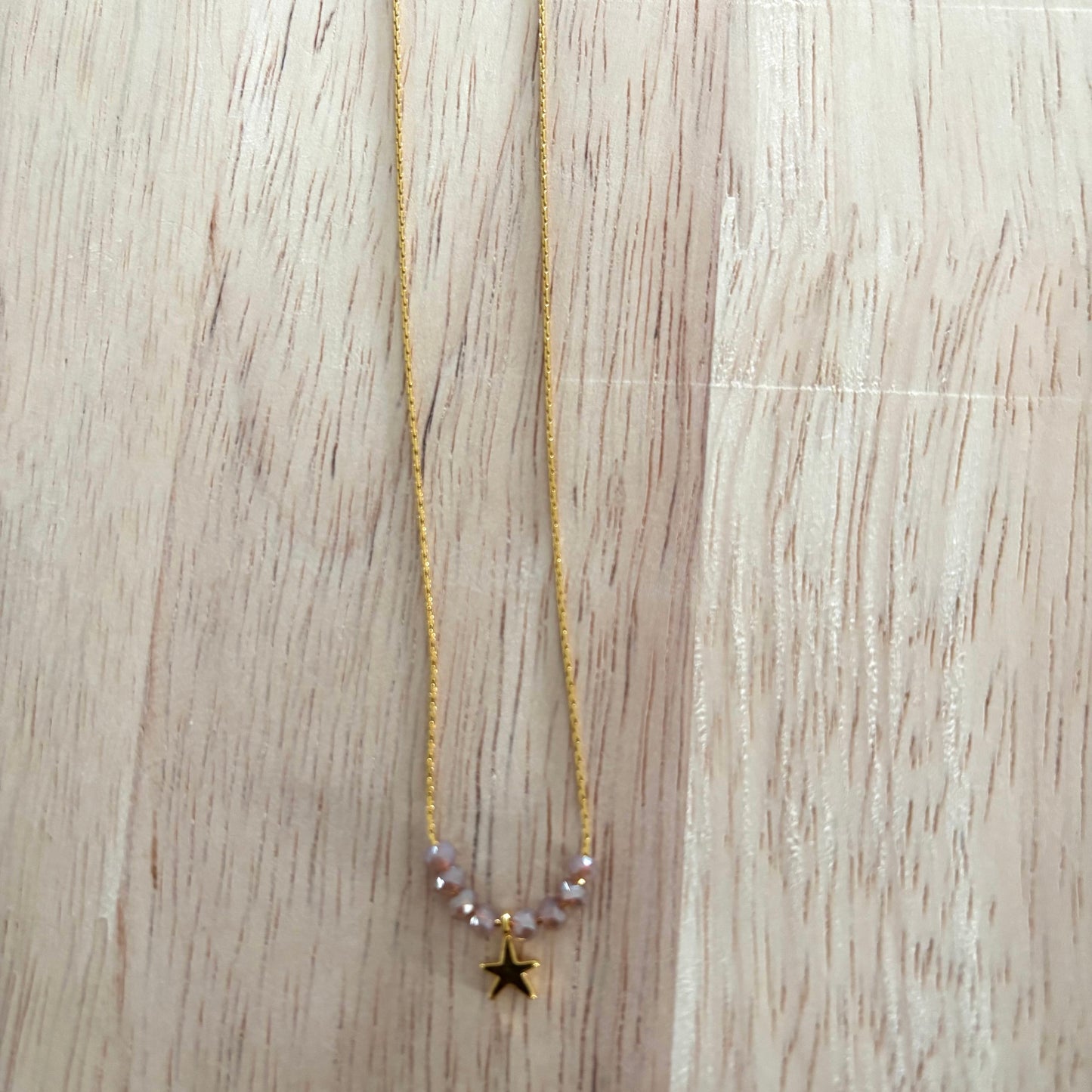 Collier perlé étoile