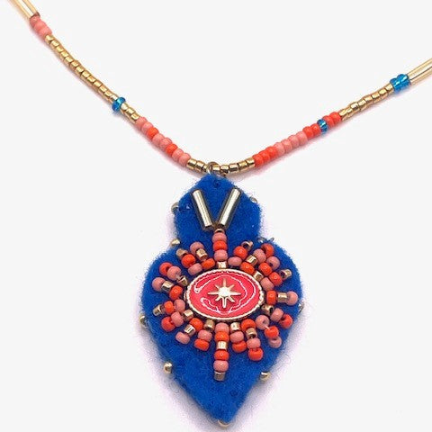 collier tour de cou feutrine