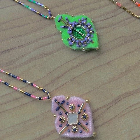 collier tour de cou feutrine