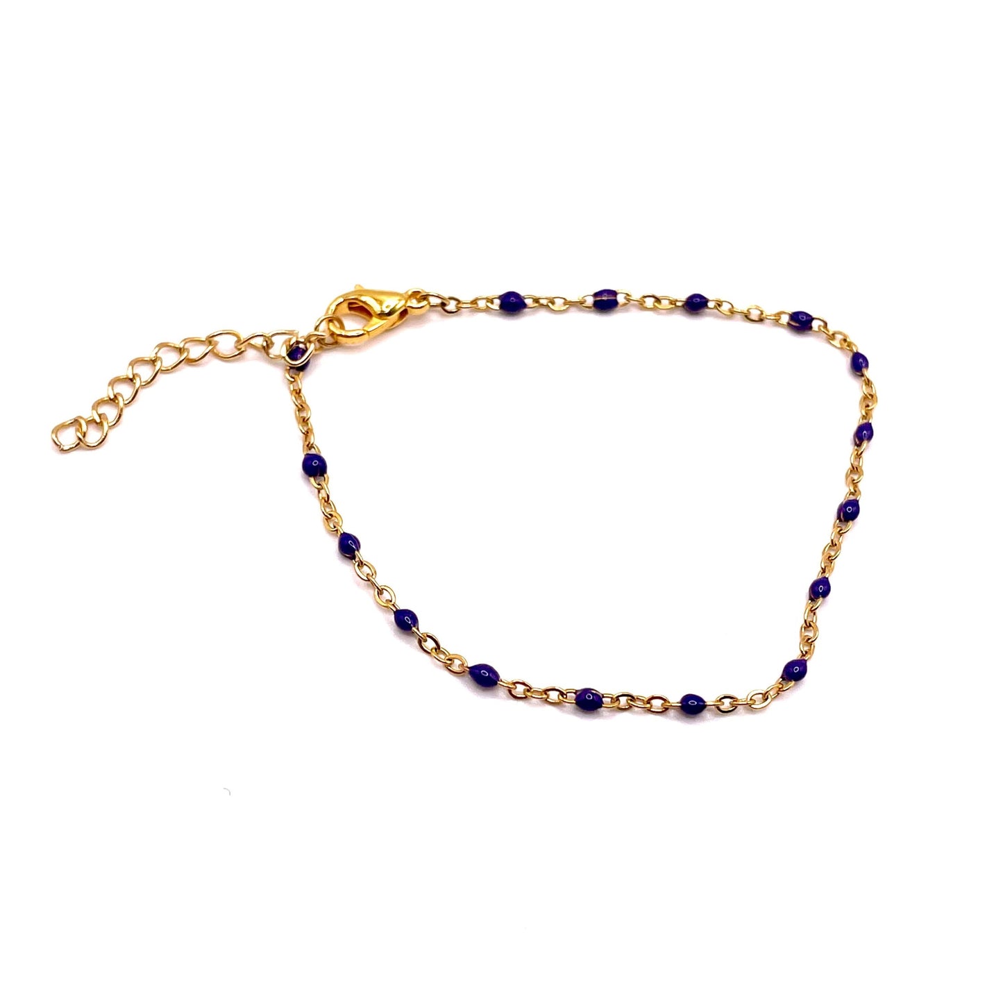 Bracelets chaine perlée