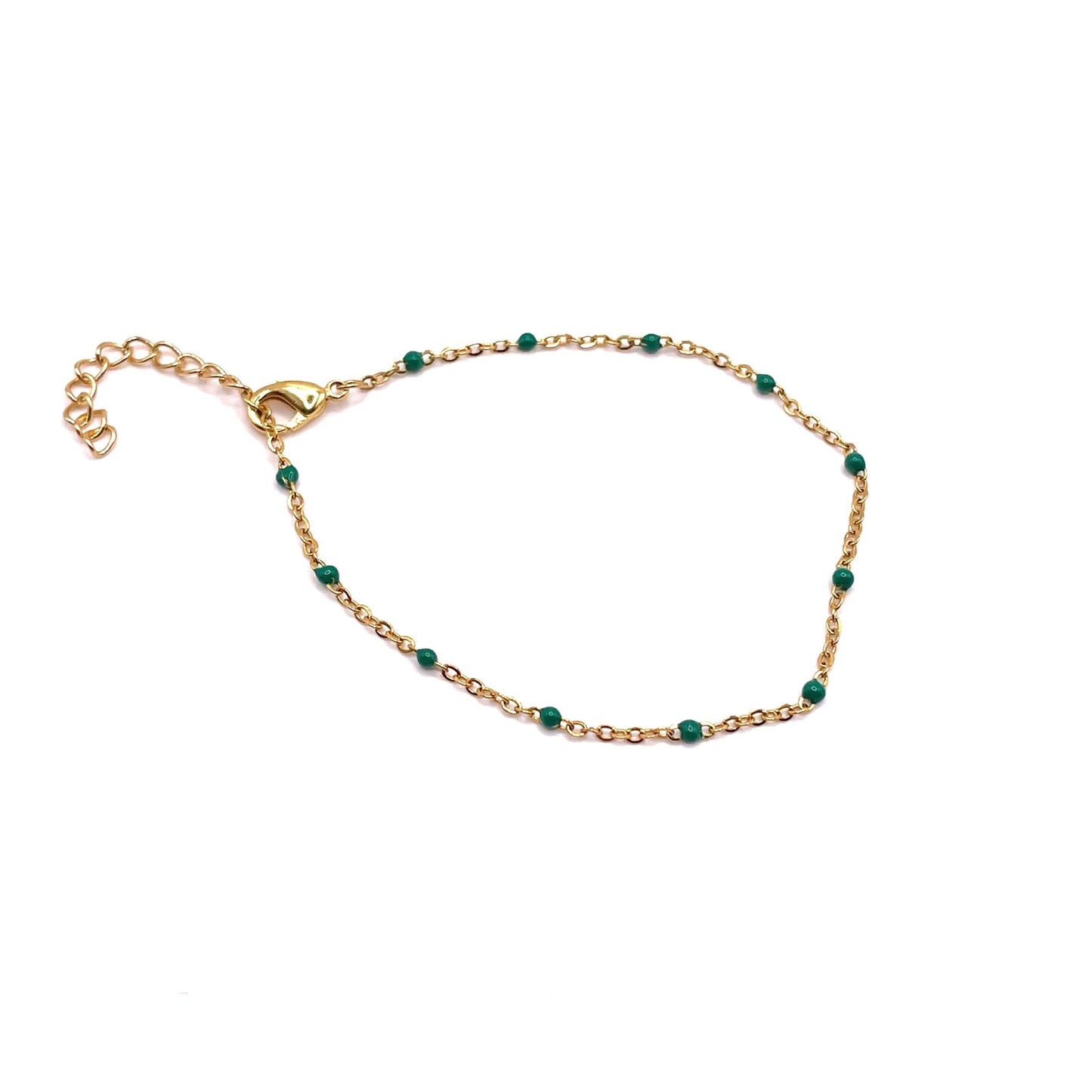 Bracelets chaine perlée