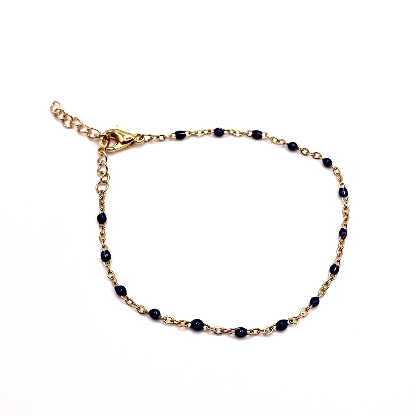 Bracelets chaine perlée