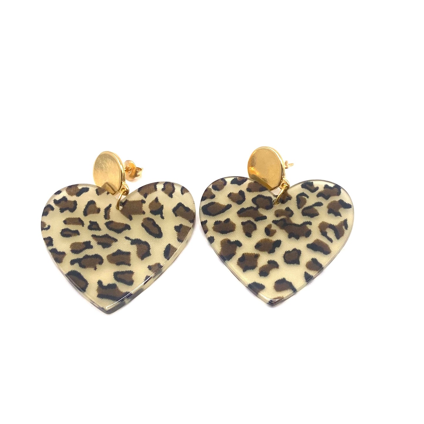 Boucles d'oreilles leopard